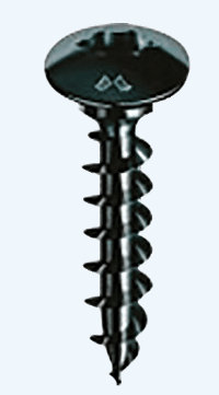 Vis de penture tête ronde large Torx acier Neroplus noir