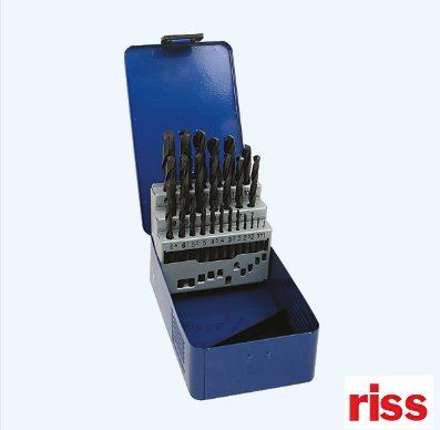 Coffret métal de 25 forets métaux HSS laminés de 1 à 13mm