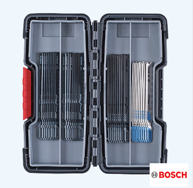 COFFRET 40 LAMES SCIE SAUT. BOIS/M