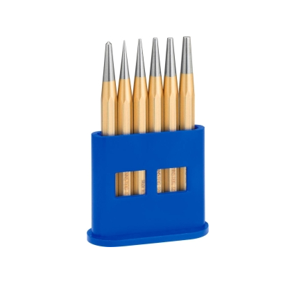 Chasse-clous 1-2-3-4-5mm et 1 pointeau 1