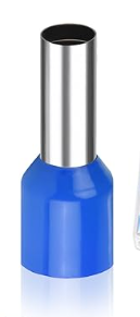 EMBOUT DIN 46228 CU BLEU 2,5 x 8 x 100